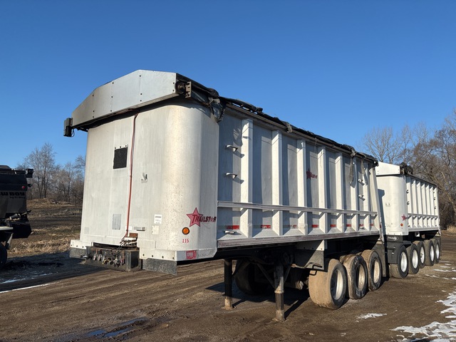 1999 Trailstar 24 ft Tri/A Lead Aluminum End Dump Trailer
