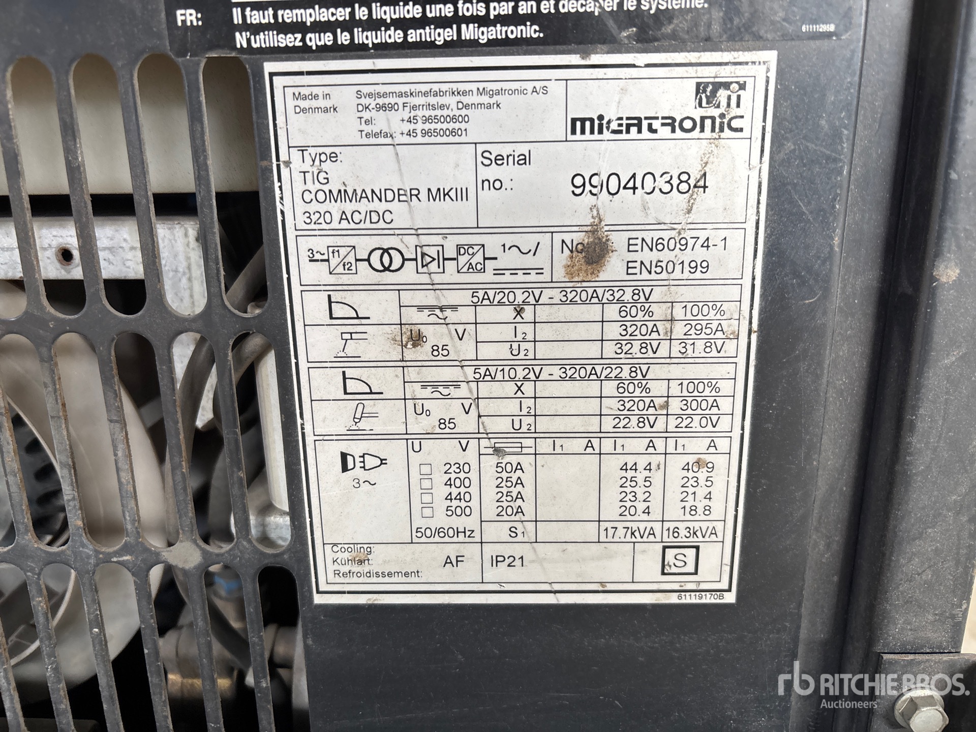 General Appearance with Seriennummer / FIN