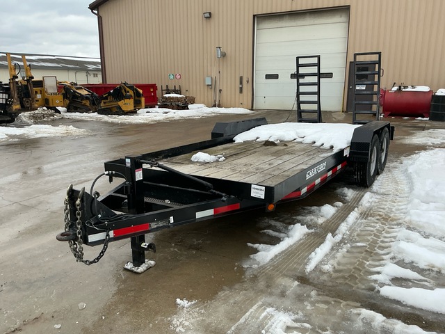 2023 Lucon 7T182BW 18 ft T/A Equipment Trailer
