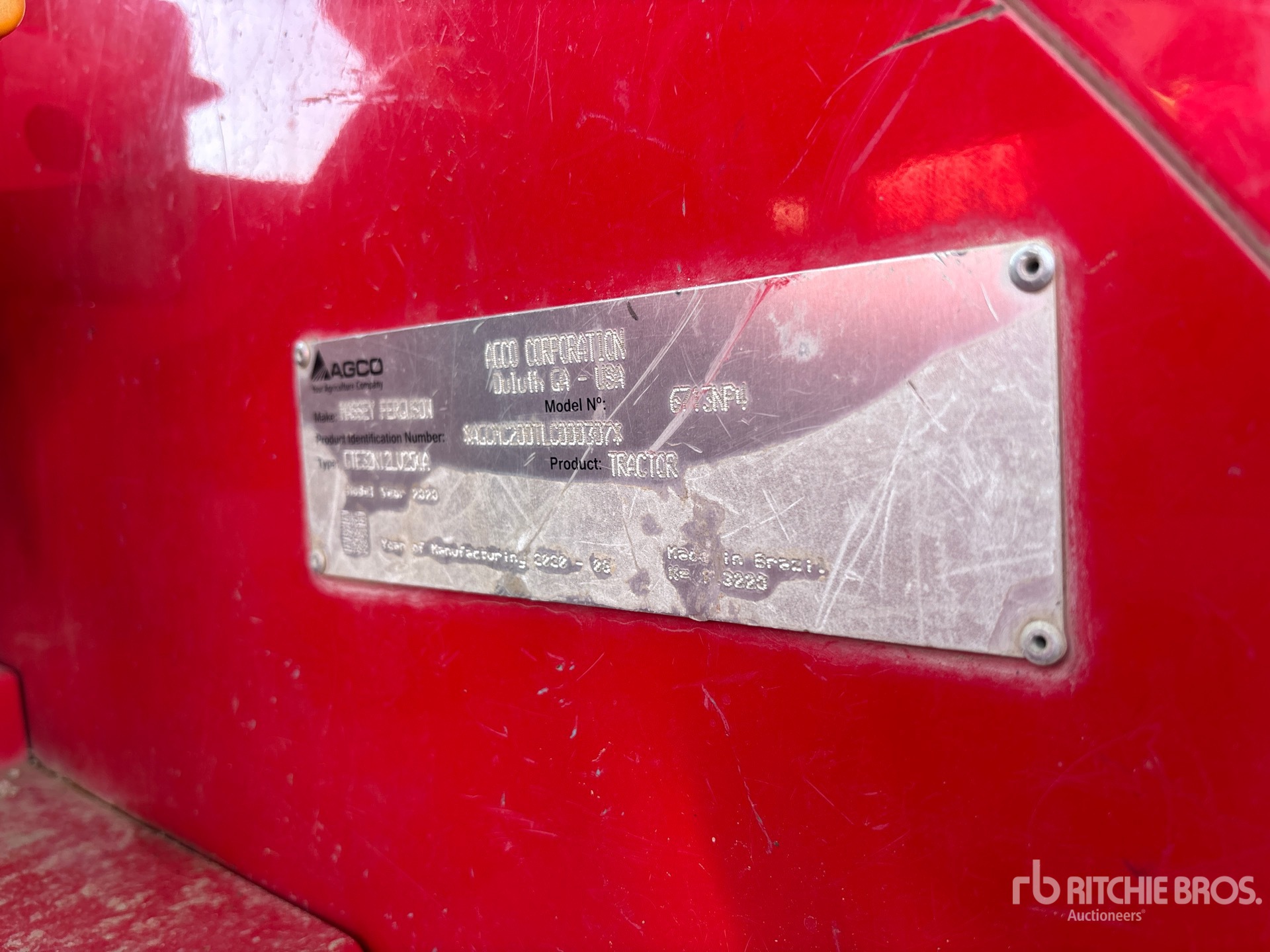 General Appearance with N.º de serie/VIN