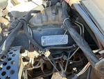 Engine with Emission Certification Label