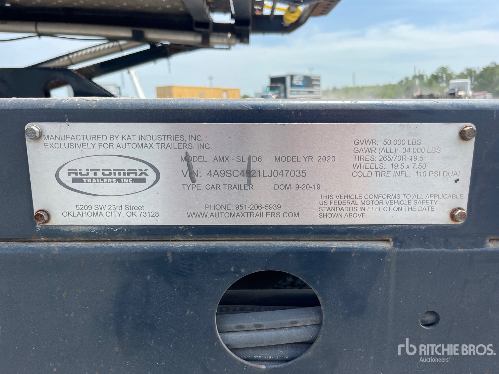 General Appearance with Numer seryjny/numer identyfikacyjny pojazdu