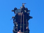 Crane Superstructure with Boom Head Section
