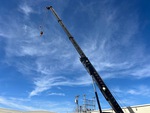 Crane Superstructure with Main Boom Sections