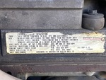 Engine with Emission Label