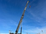 Crane Superstructure with Main Boom Sections