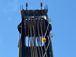 Crane Superstructure with Point Sheaves