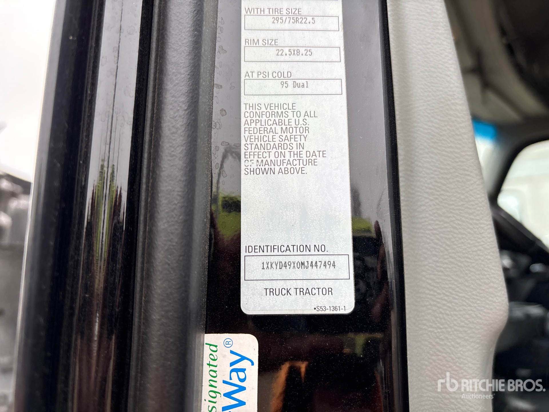 General Appearance with N.º de serie/VIN