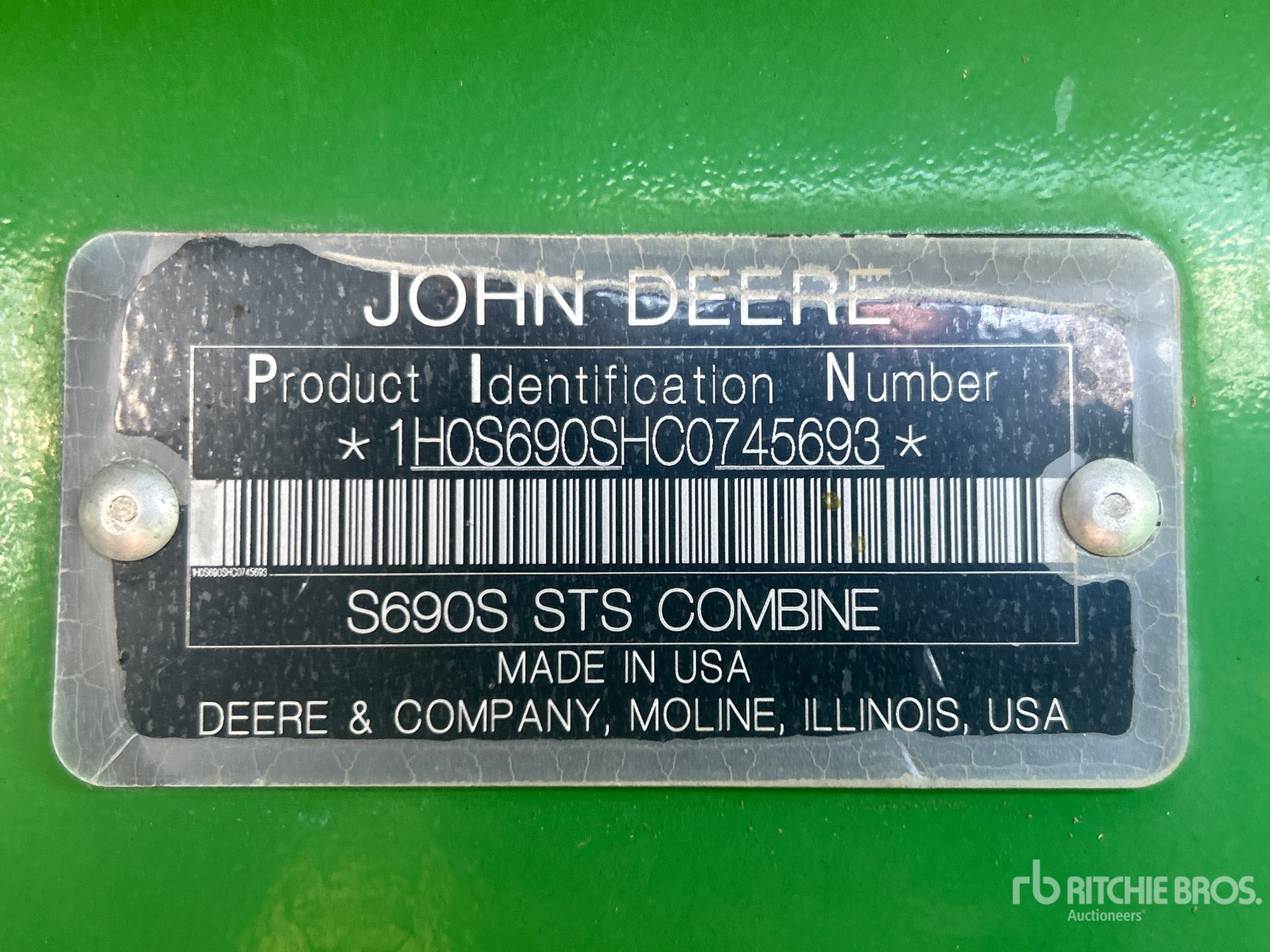 2012 John Deere S690
