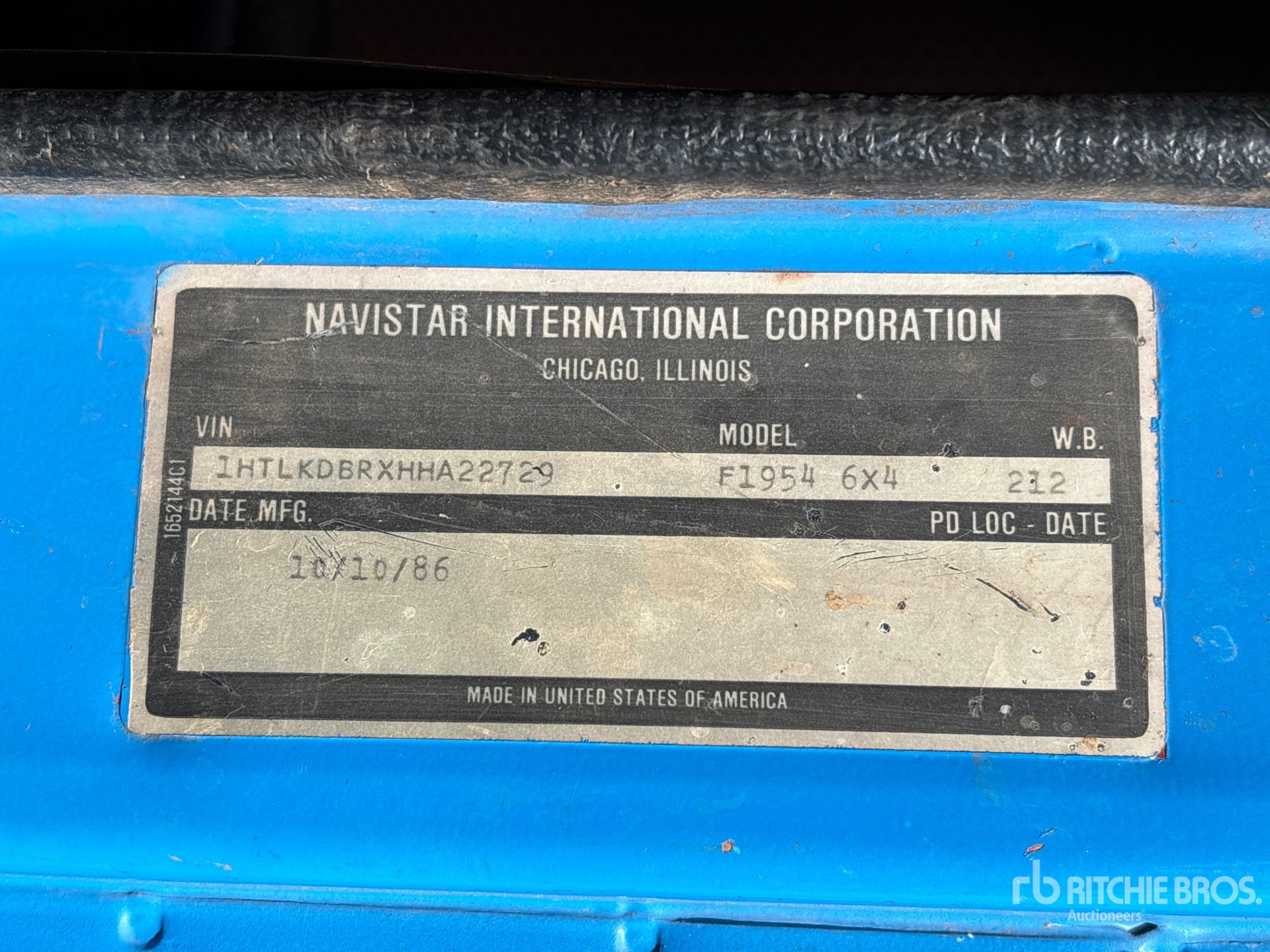 1987 International F1954