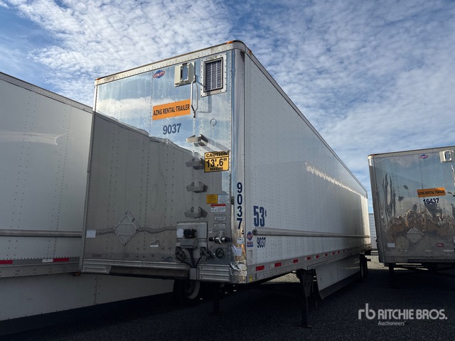 2017 Utility Vs2dx 53 Ft X 102 In T/a Van Trailer