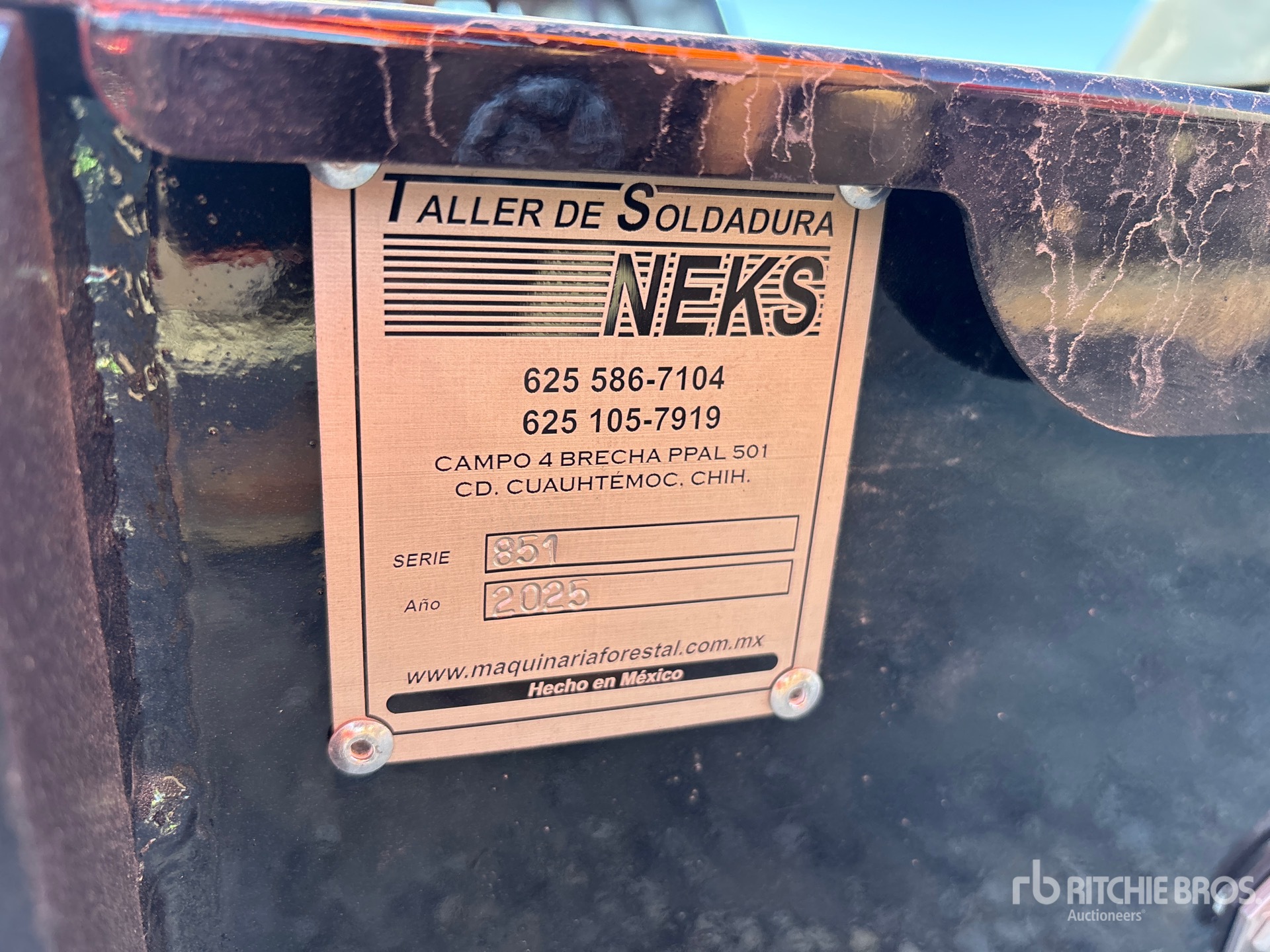 General Appearance with N.º de serie/VIN