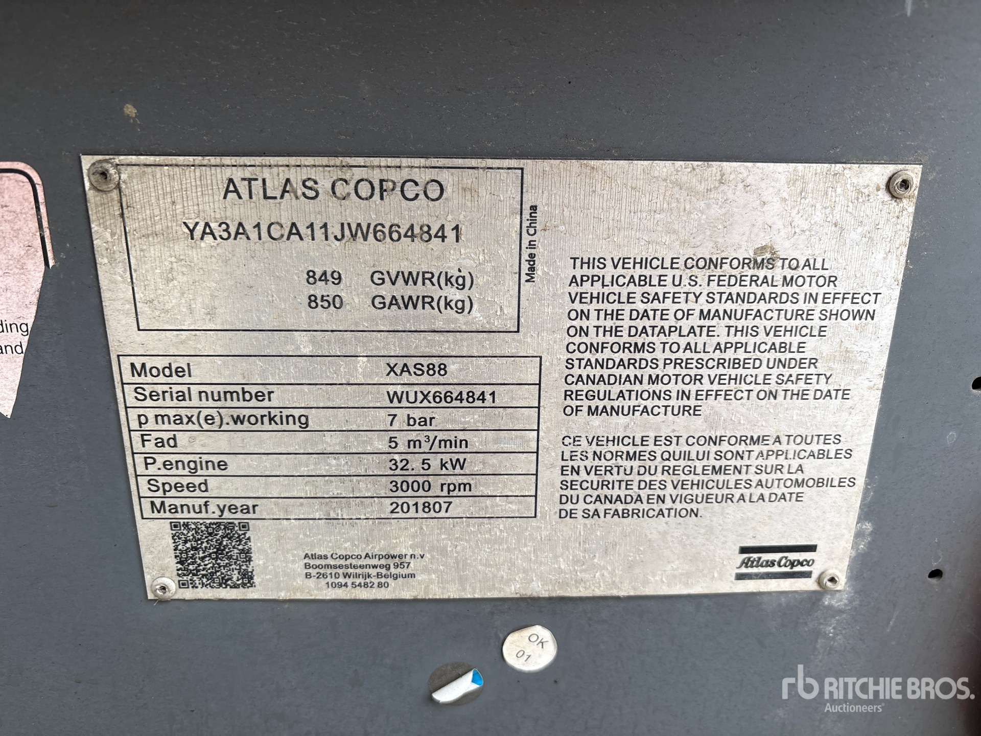 General Appearance with Seriennummer / FIN