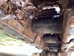 Undercarriage with Left Track Bushings