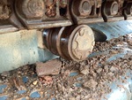 Undercarriage with Left Carrier Rollers