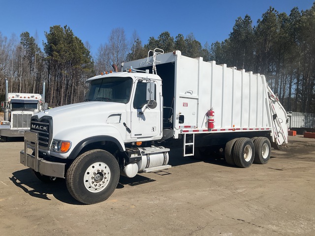 2007 Mack CV713 6x4 Rear Loader Waste Collection Truck