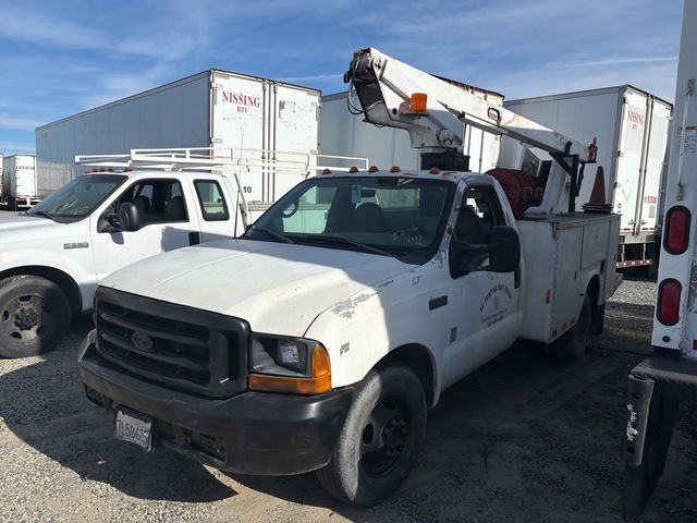 1999 Telsta A28D 28 ft on 1999 Ford F-350 4x2 Bucket Truck