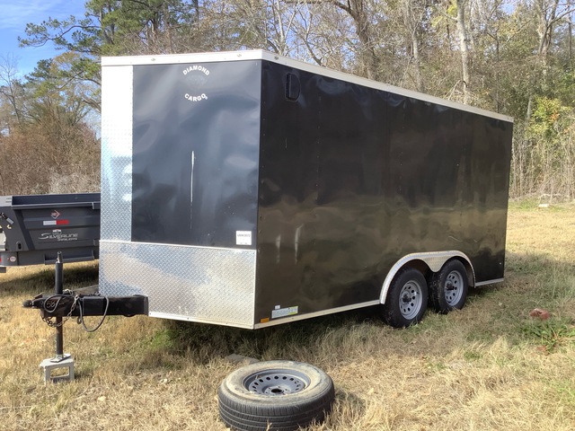 2022 Diamond 16 ft T/A Enclosed Trailer
