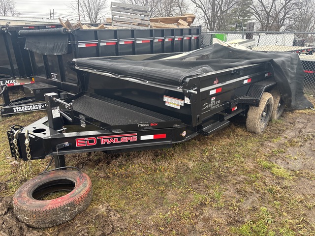 2025 ED Trailers 14 ft T/A Dump Utility Trailer