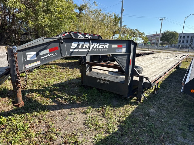 2022 Crsy/Stryker 40 ft T/A Gooseneck Flatbed Trailer