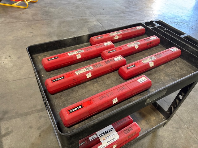 Quantity of (6) Proto 3/8 Drive Torque Wrenches