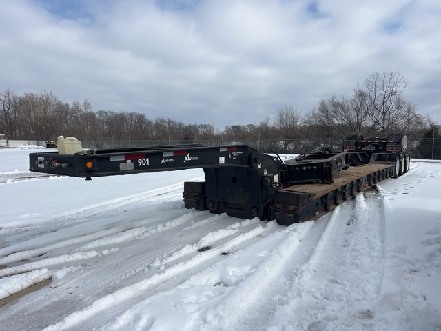 2014 XL 110 HDG 55 ton Quad/A Removable Gooseneck Lowboy Trailer