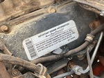 Engine with Emission Certification Label