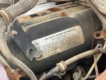 Engine with Emission Certification Label