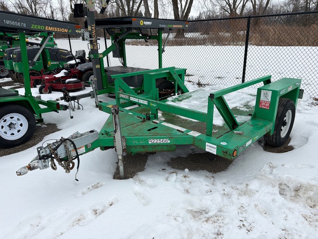 2016 JLG 4610 10 ft S/A Ground Load Trailer
