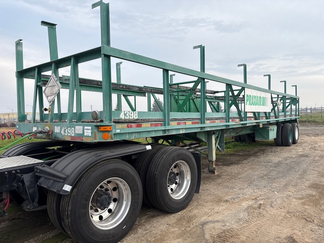 1971 Arrow 40 ft T/A Cylinder Flatbed Trailer