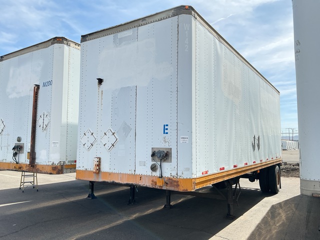 1997 Stoughton 28 ft x 96 in S/A Van Trailer