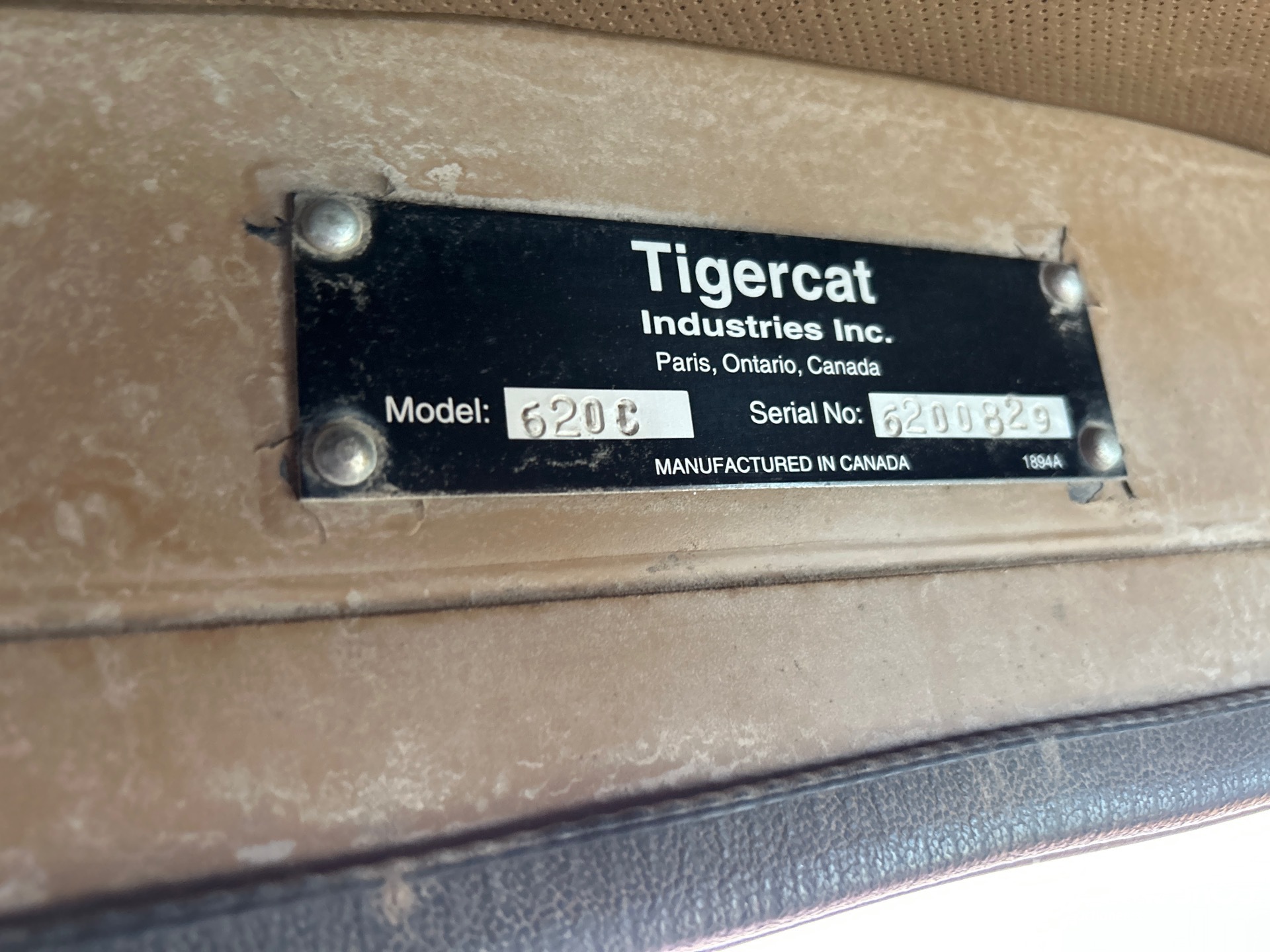 General Appearance with N.º de serie/VIN