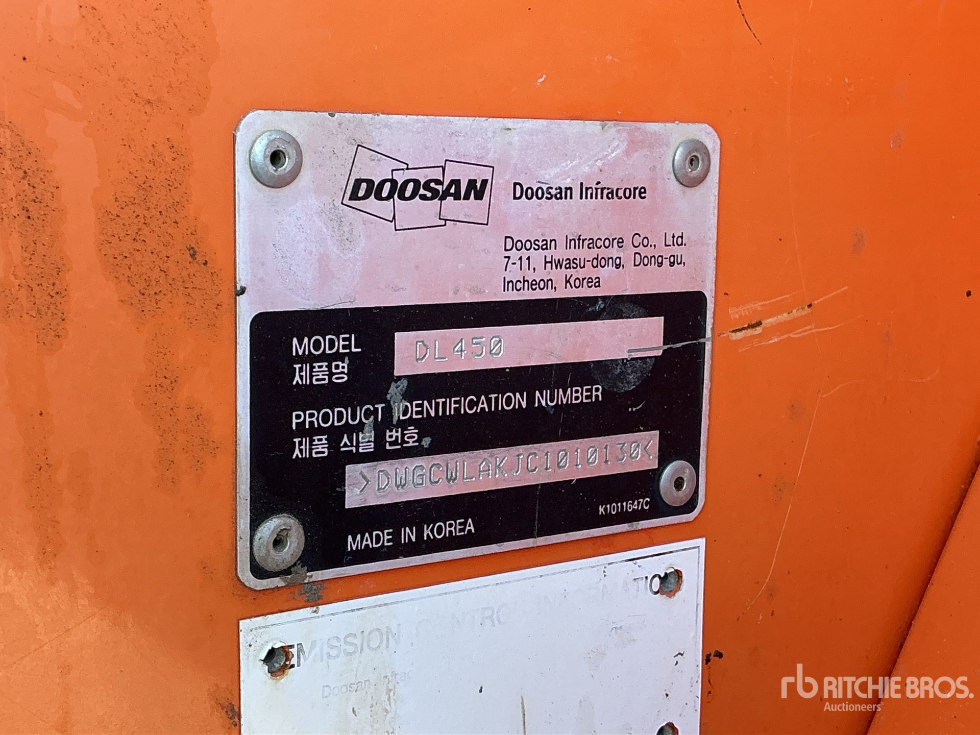 General Appearance with Numero seriale/numero d’identificazione del veicolo (VIN)