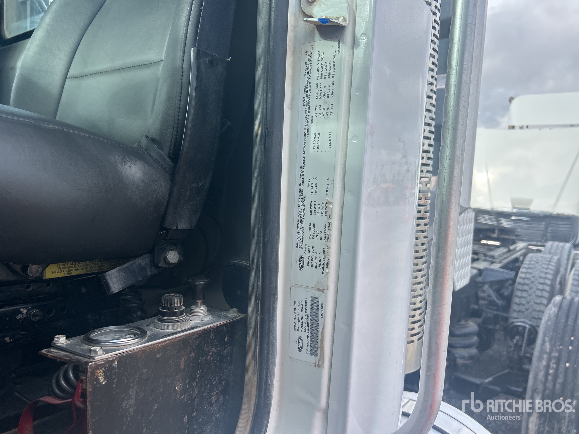 General Appearance with N.º de serie/VIN