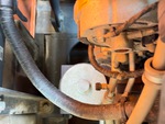 Engine with A/C Compressor