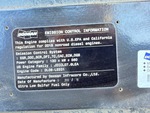 Engine with Emission Label