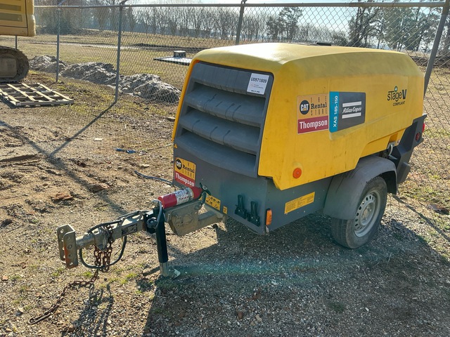 2022 (unverified) Atlas Copco XAS185&nbsp;&nbsp;&nbsp; 185 cfm Mobile Air Compressor