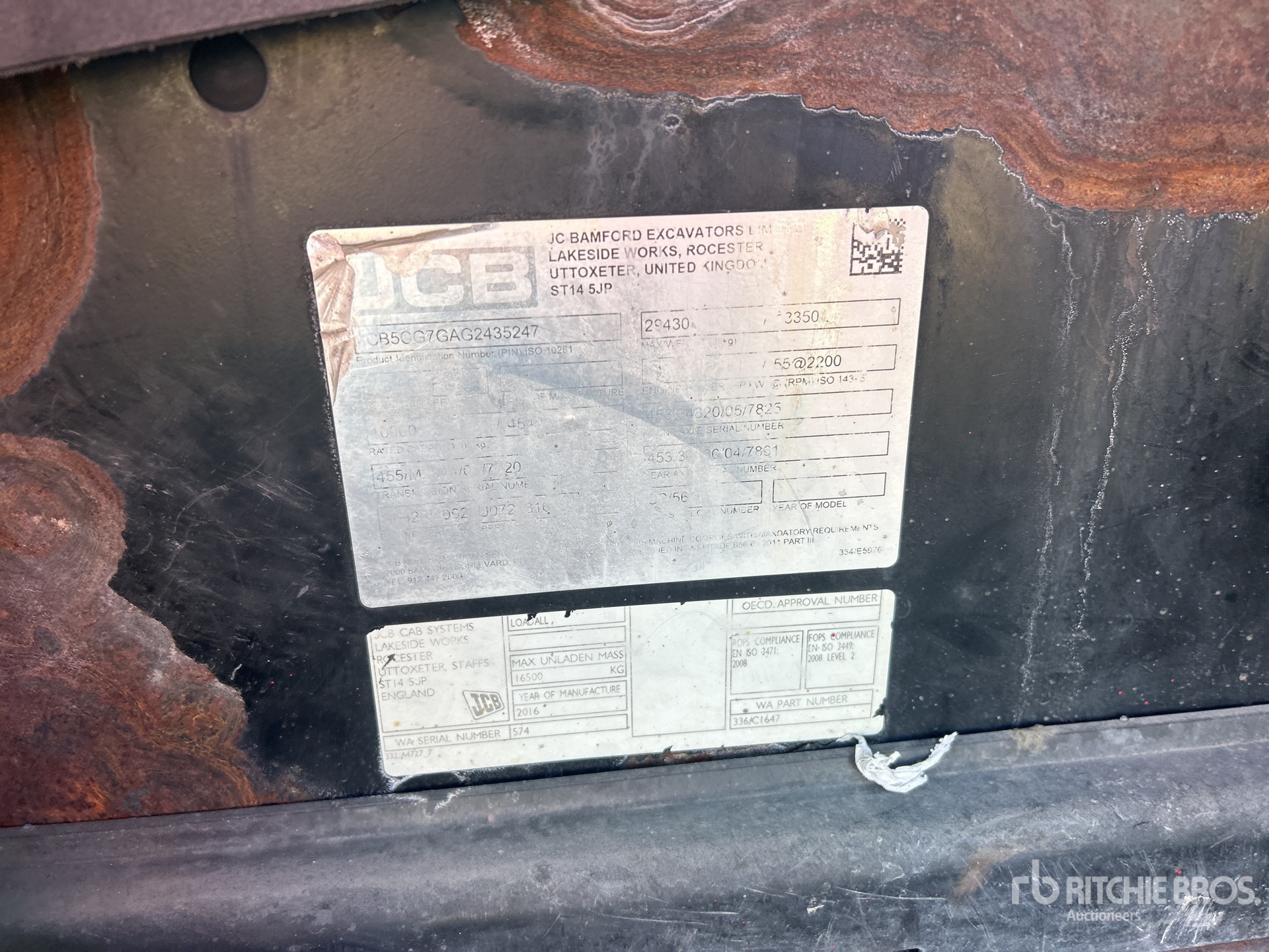 General Appearance with Seriennummer / FIN