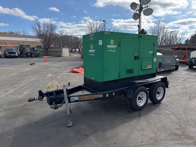 2016 MQ Power DCA45SSIU4FSG 36 kW Mobile Generator Set