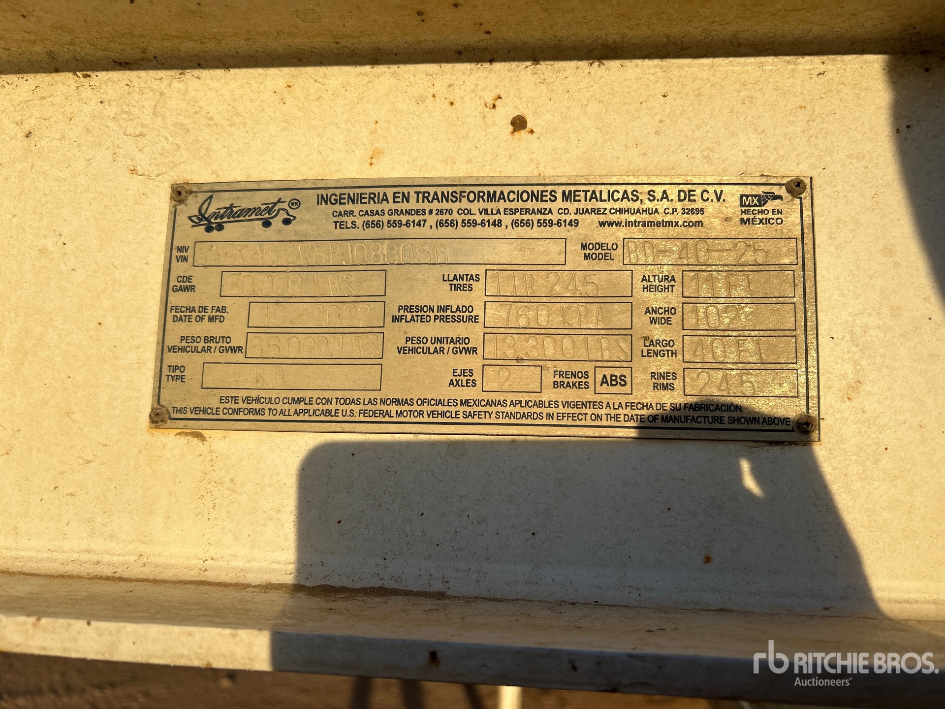 General Appearance with Seriennummer / FIN