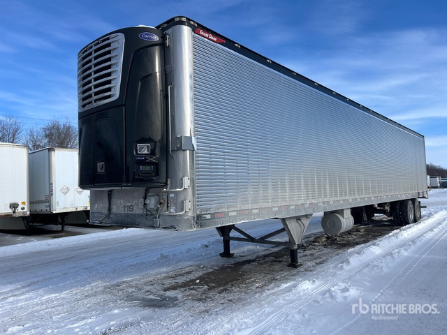 2019 Great Dane 53 Ft X 102 In T/a Refrigerated Trailer