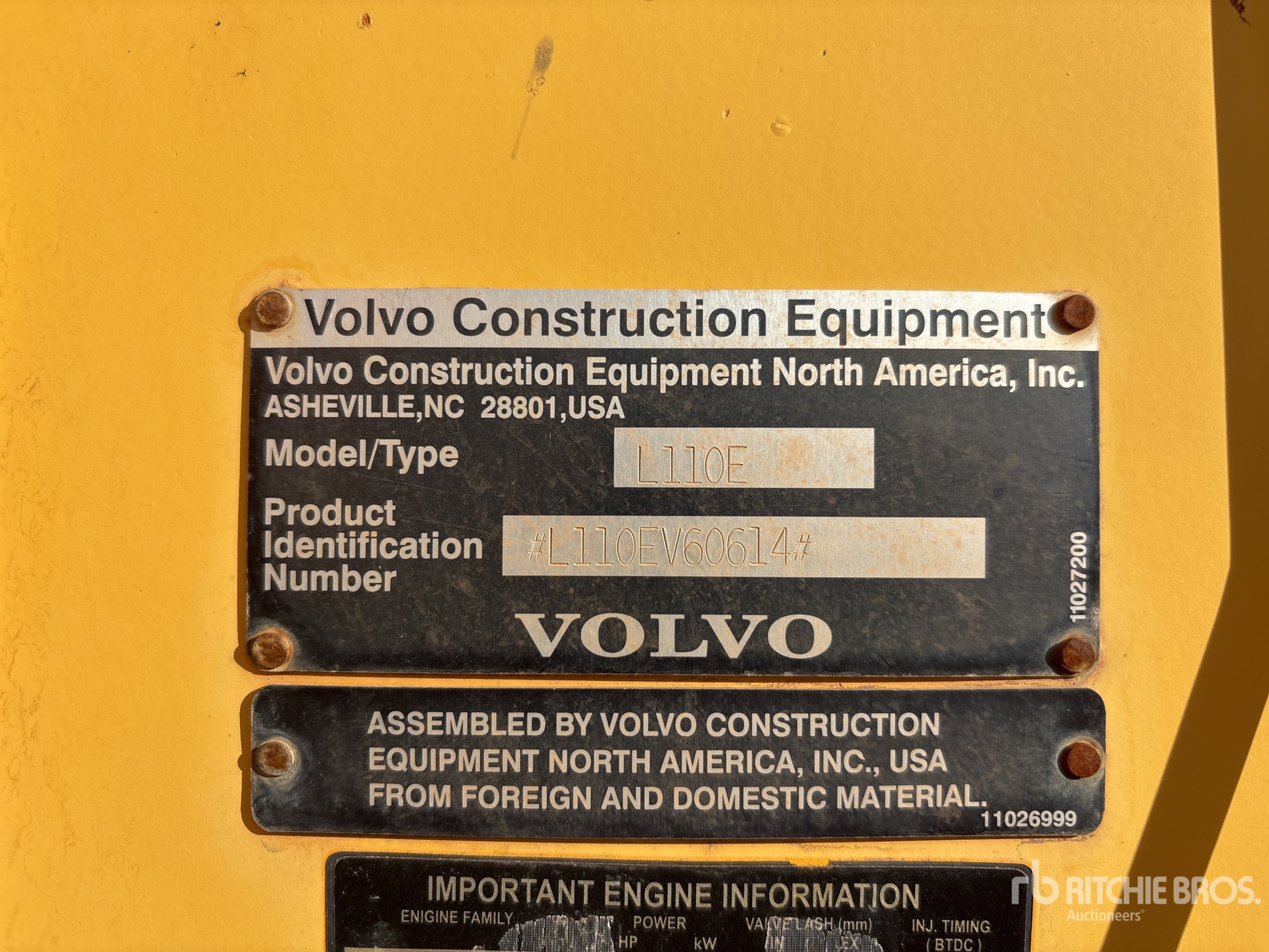 General Appearance with Numéro de série/Numéro d'identification du véhicule automobile