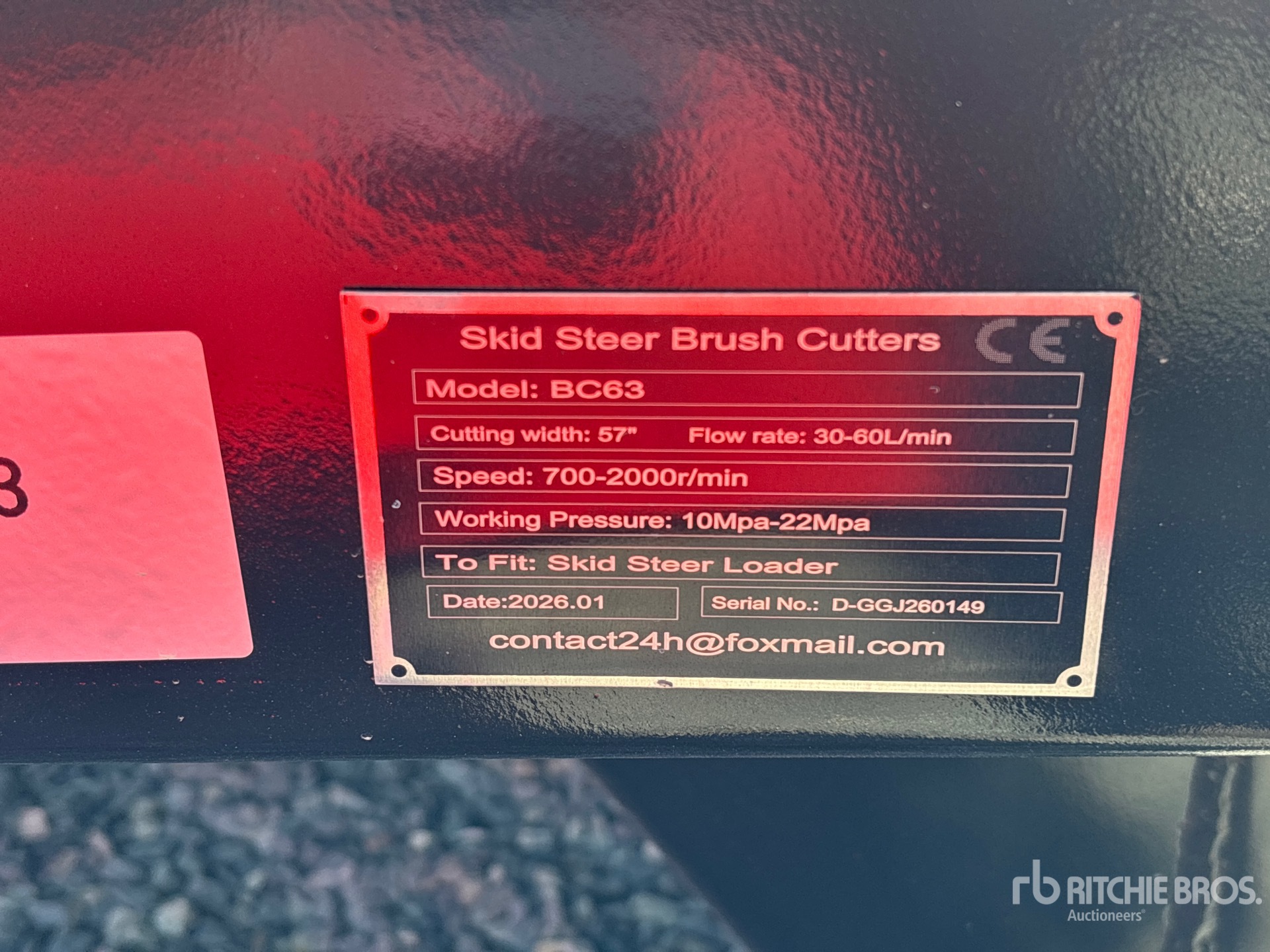 General Appearance with N.º de serie/VIN