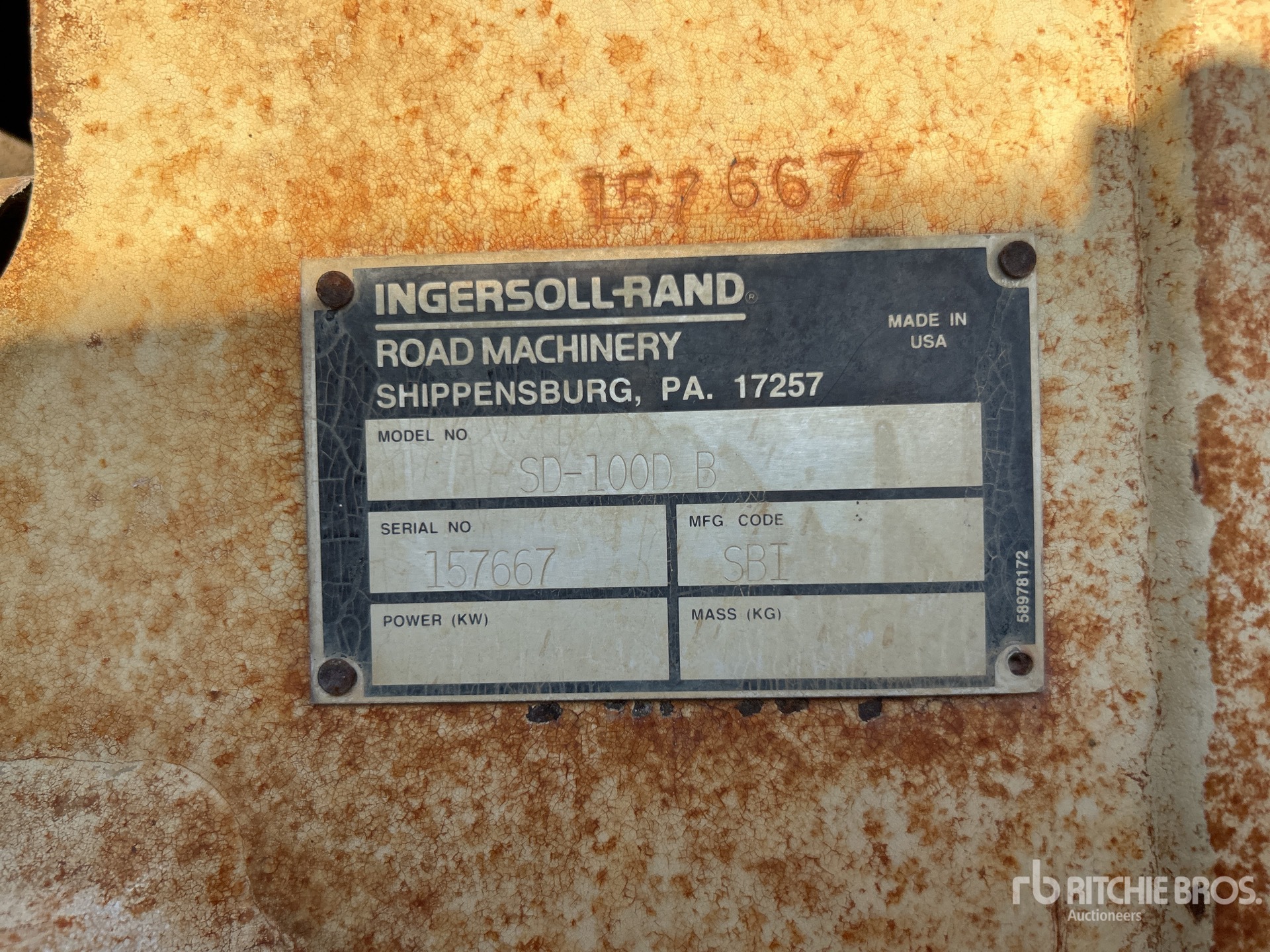 General Appearance with N.º de serie/VIN