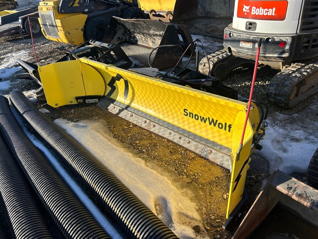 Snow Wolf QP-114 114 in Skid Steer Snow Pusher