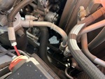 Engine with A/C Compressor
