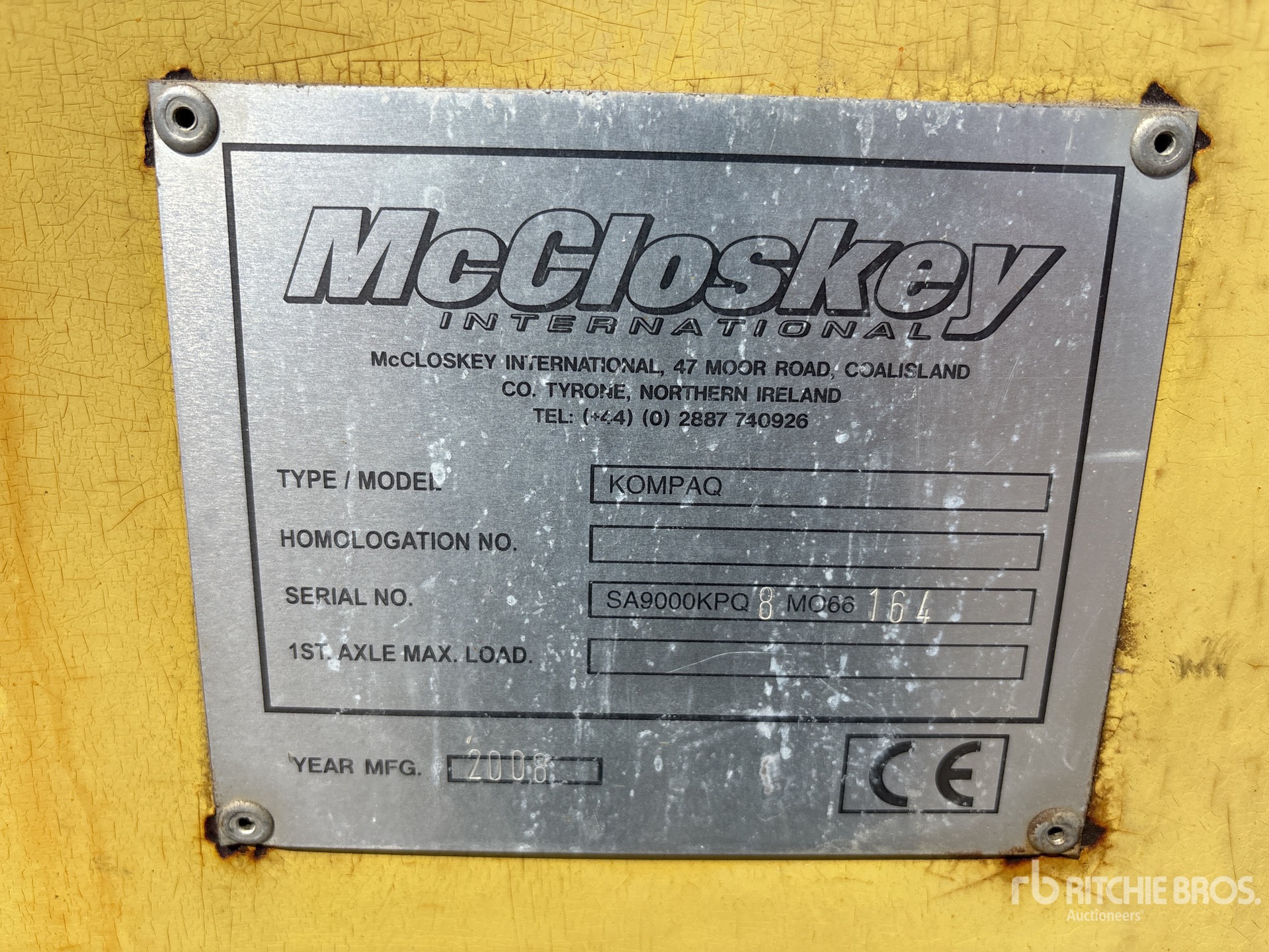 General Appearance with Seriennummer / FIN