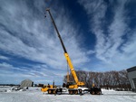 Crane Superstructure with Main Boom Sections