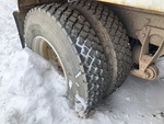 Underbody with Right Rear Drive Tires