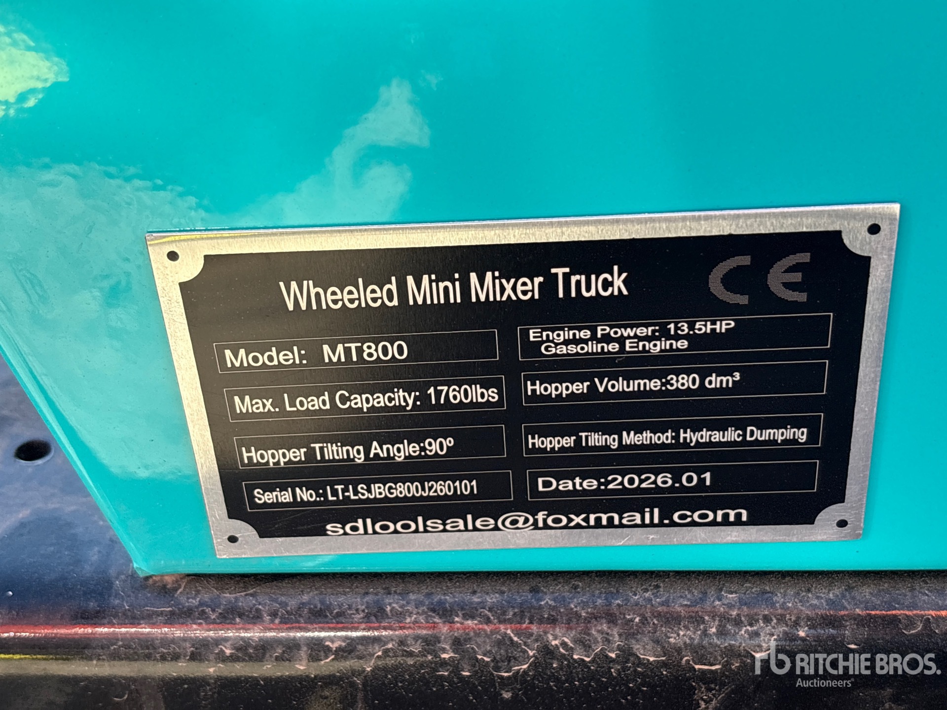 General Appearance with Numero seriale/numero d’identificazione del veicolo (VIN)